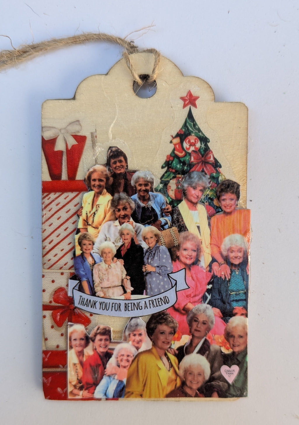 Golden Girls Wooden Gift Tag
