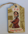 Hamilton Wooden Gift Tag 2"x3"