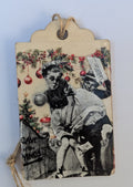 Norman Rockwell Wooden Gift Tag 2"x3"