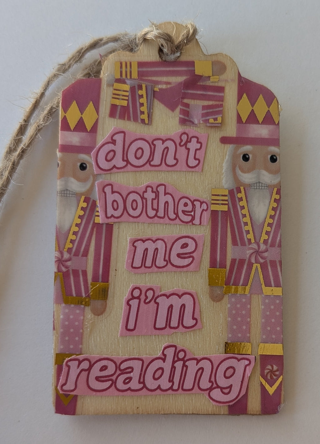 Nutcracker Wooden Gift Tag 1.5"x2.7"