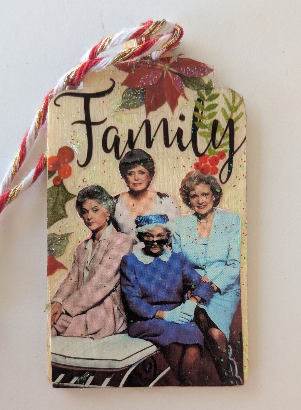 Golden Girls Wooden Gift Tag 1.5x2.7"
