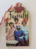 Golden Girls Wooden Gift Tag 1.5x2.7"