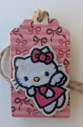 Hello Kitty Wooden Gift Tag 1.5"x2.7"