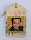 Bruce Willis Wooden Gift Tag