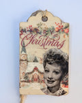 I Love Lucy Wooden Gift Tag
