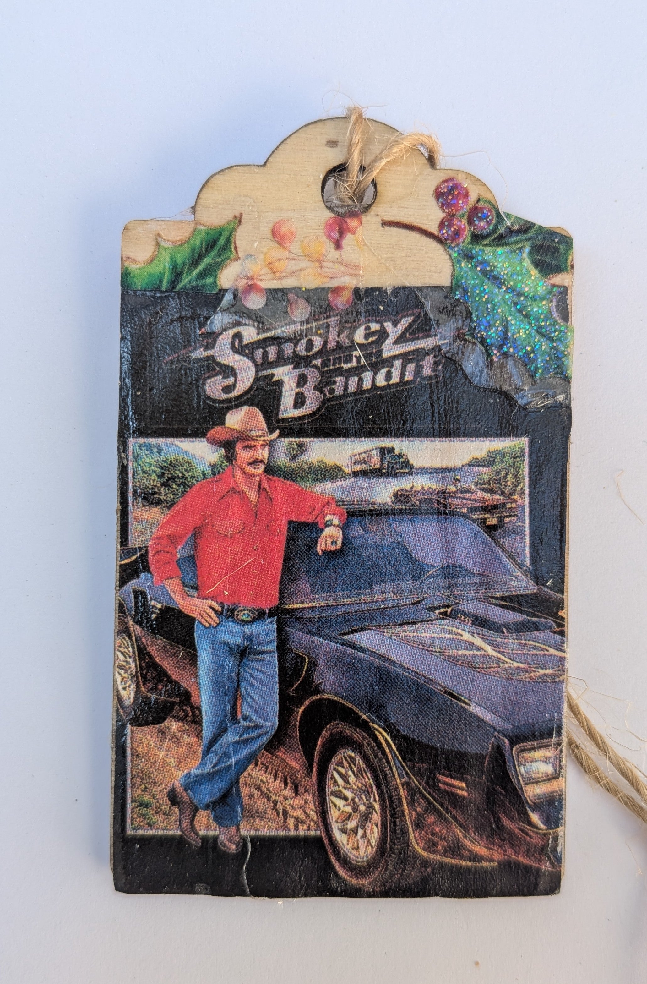 Smokey and the Bandit Wooden Gift Tag