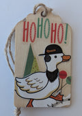 Duck Wooden Gift Tag 1.5"x2.7"