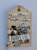 Lafayette Wooden Gift Tag