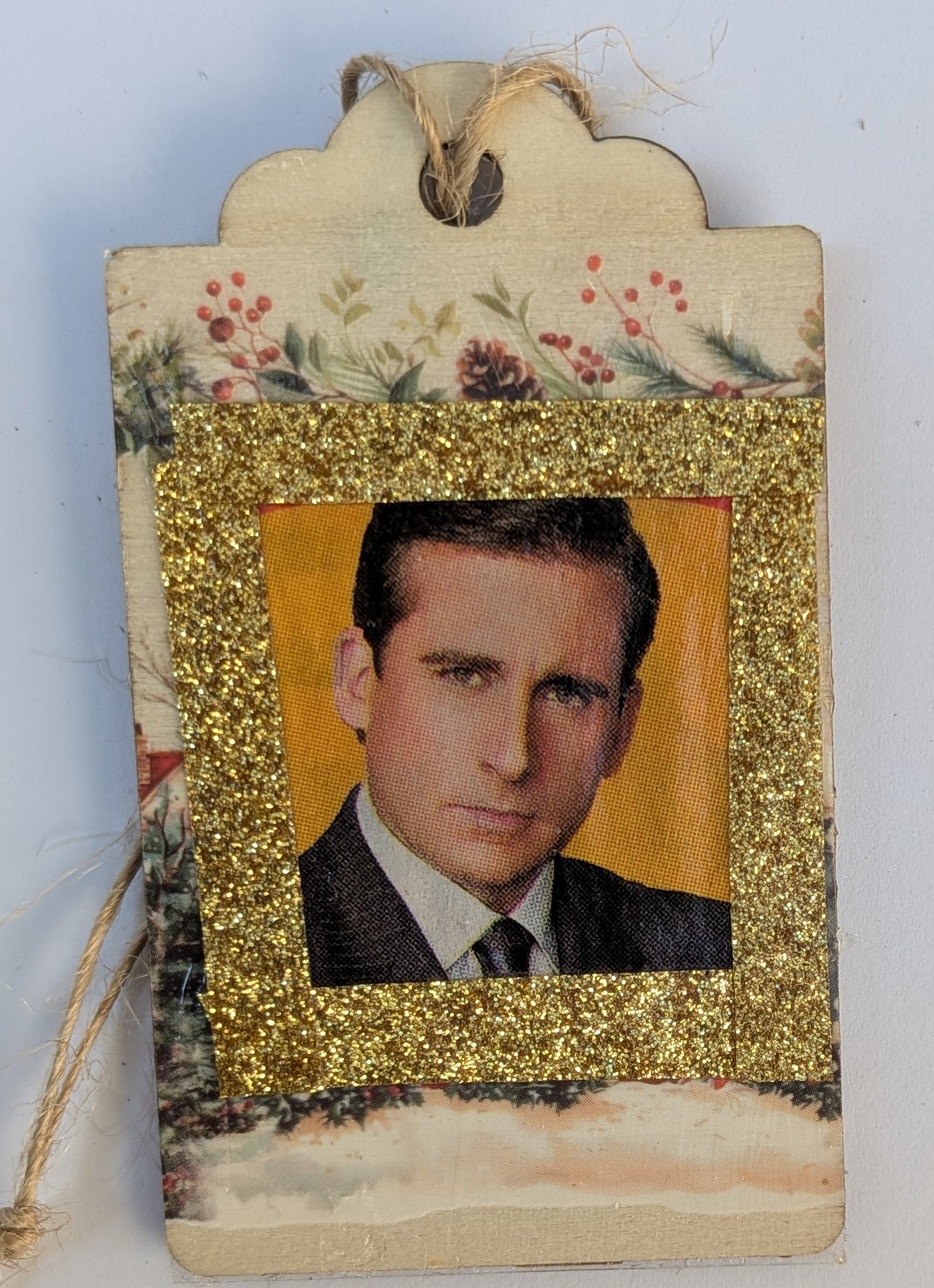 Michael Scott Wooden Gift Tag 2"x3"