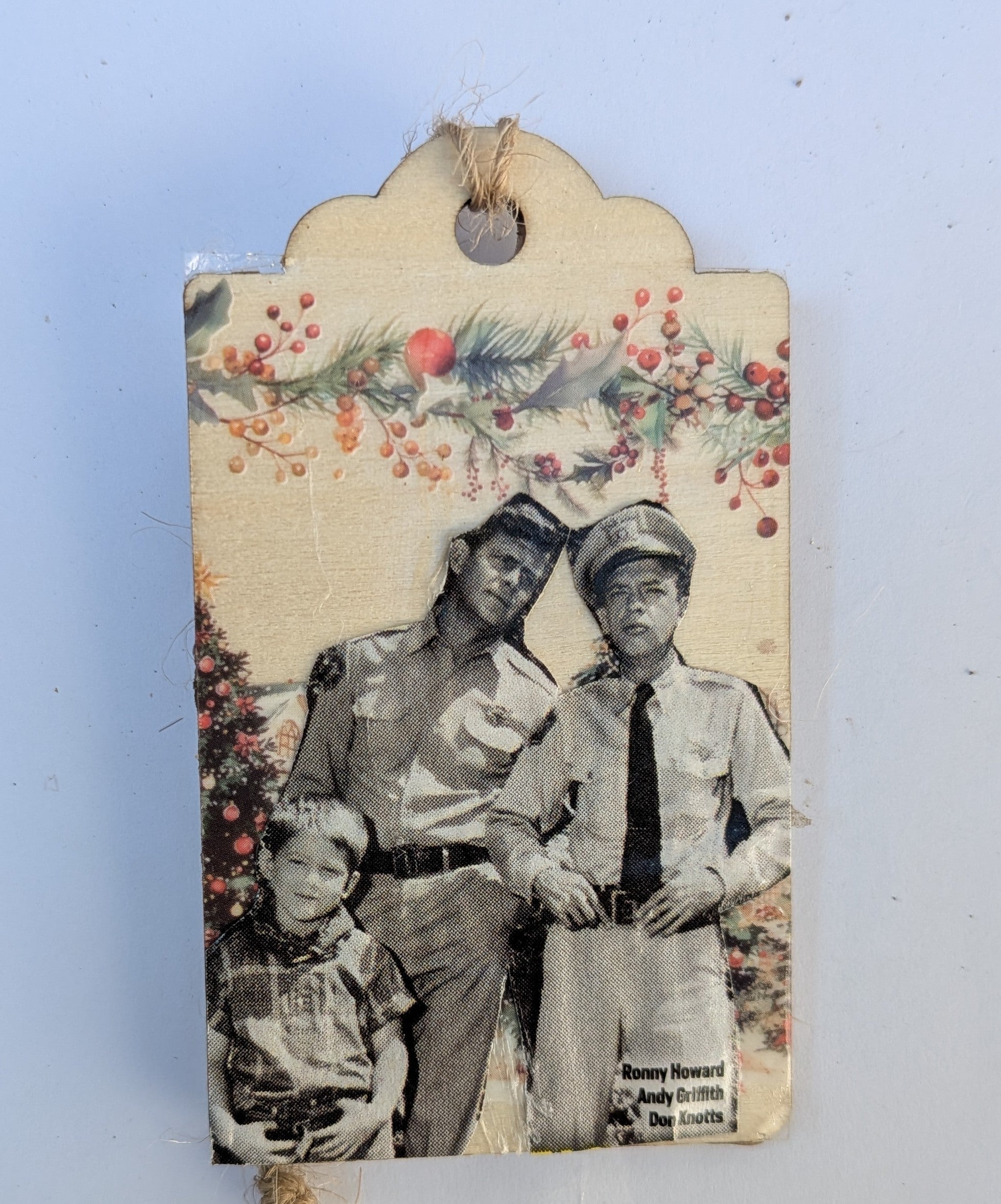 Mayberry Wooden Gift Tag Ornament