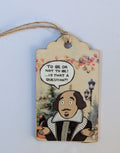 Shakespeare Wooden Gift Tag